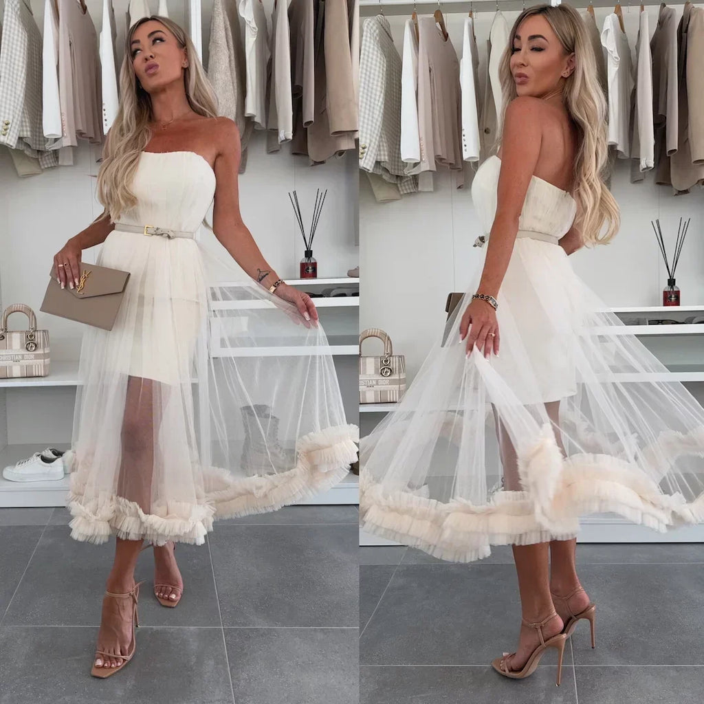 Robe en Tulle Romantique de Soirée