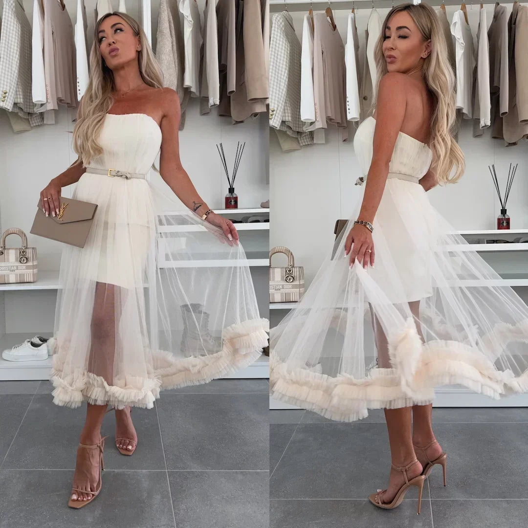 Robe en Tulle Romantique de Soirée