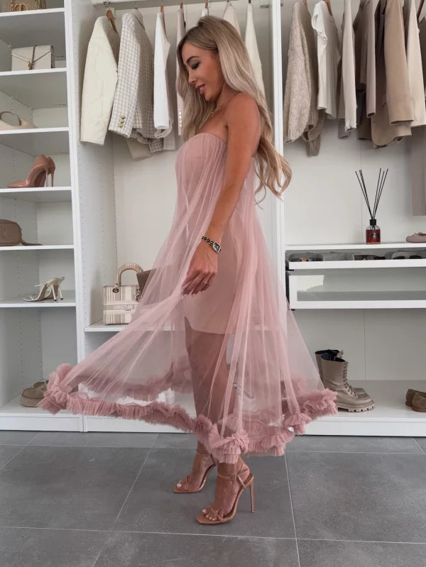 Robe en Tulle Romantique de Soirée