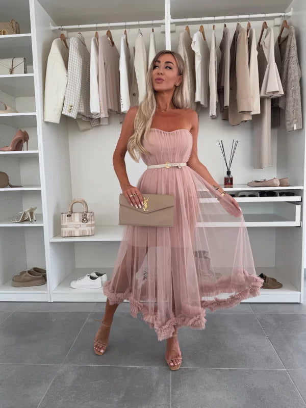 Robe en Tulle Romantique de Soirée