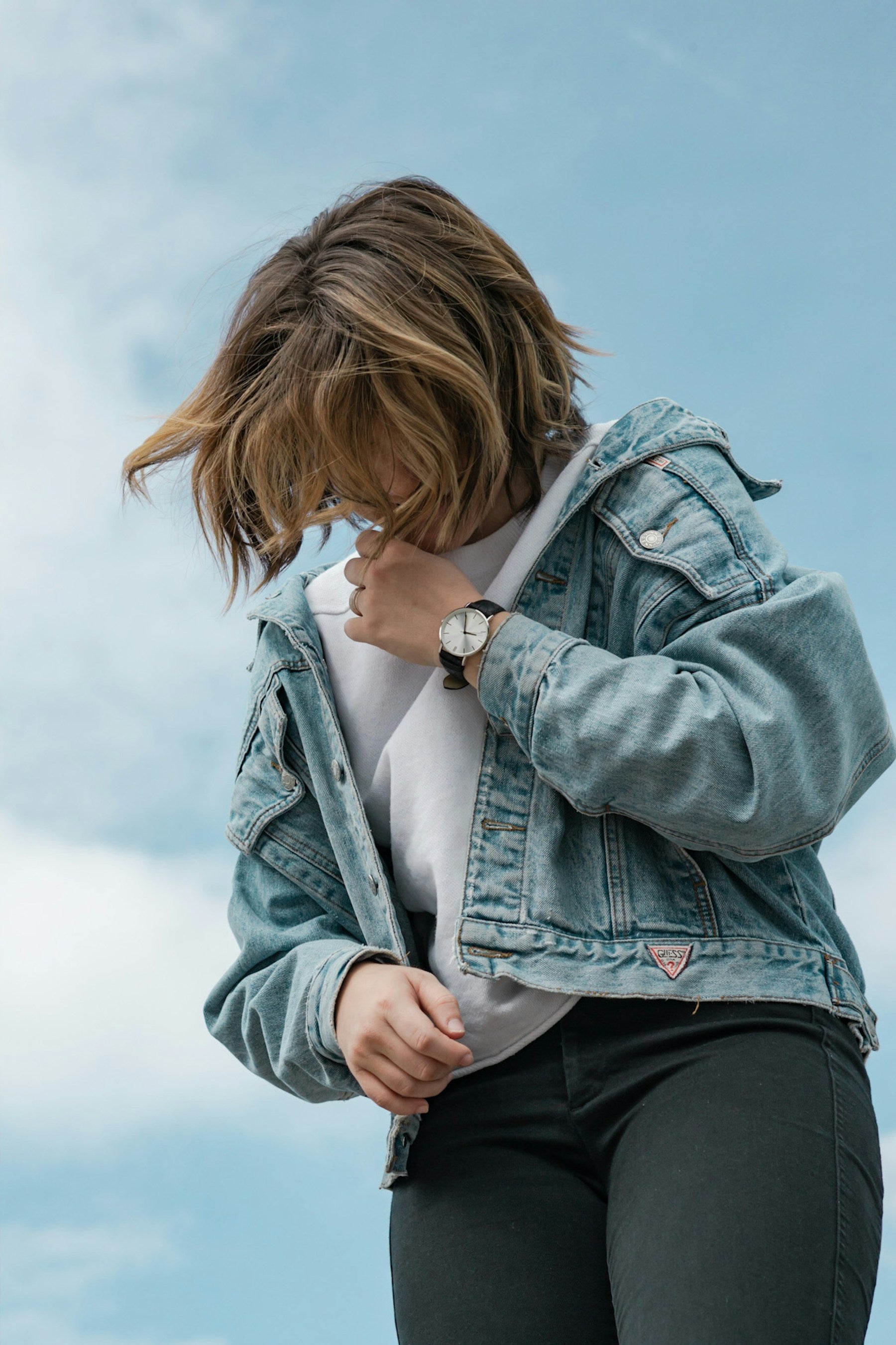 Vera Cropped Wool Jacket — Maison Femme — editorial fashion image 3