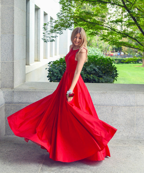 Aurelia Satin Slip Dress — Maison Femme — editorial fashion image 2
