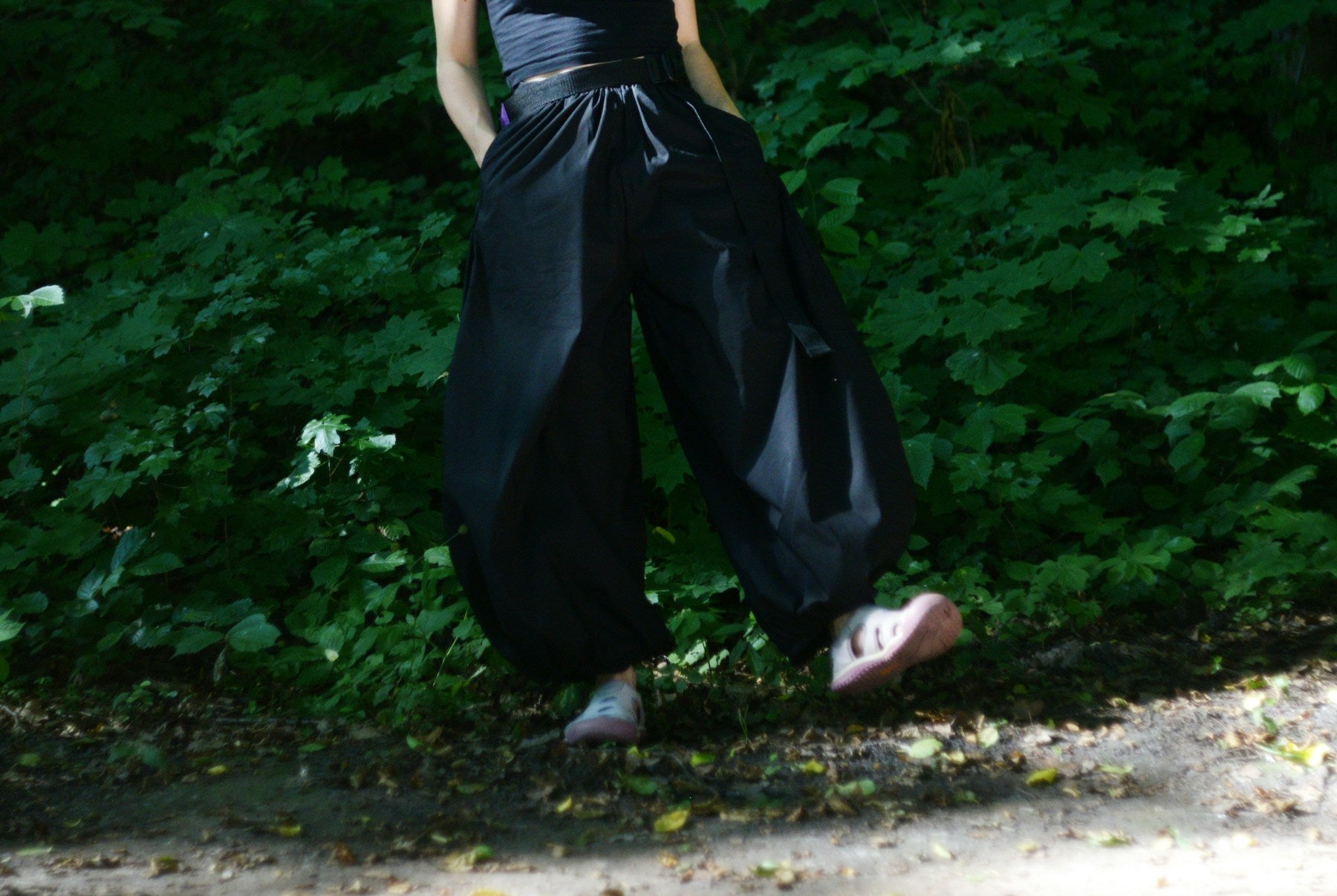 Amara Wide-Leg Trousers — Maison Femme — editorial fashion image 2