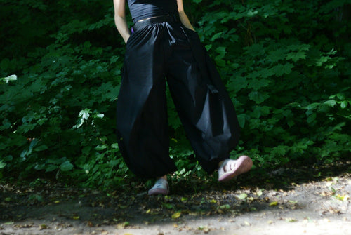 Amara Wide-Leg Trousers — Maison Femme — editorial fashion image 2